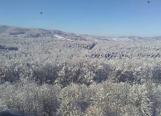Як виглядає зимовий Трускавець з висоти пташиного польоту (ВІДЕО)