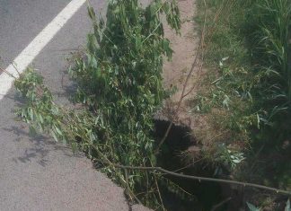 На Львівщині провалився міст на трасі в Польщу (ФОТО)