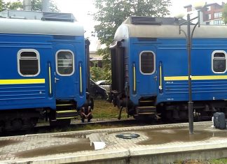 Як у Трускавці з двох київських потягів зробили один (ВІДЕО)